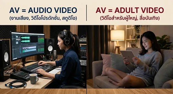 av สองความหมาย