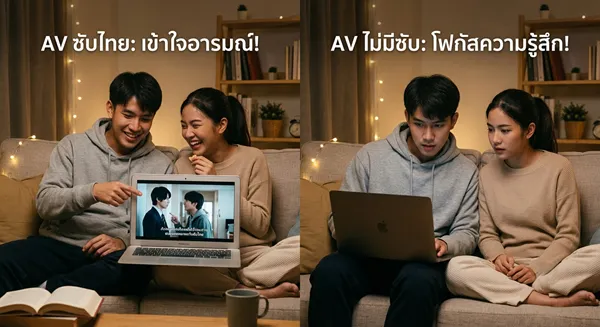 av ซับกับไม่ซับ